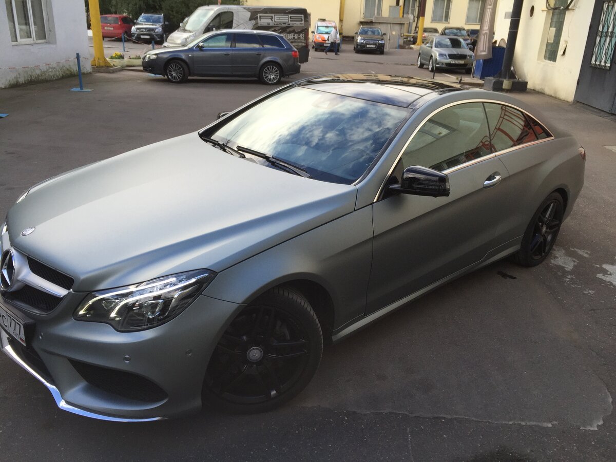 Mercedes w212 матовая пленка