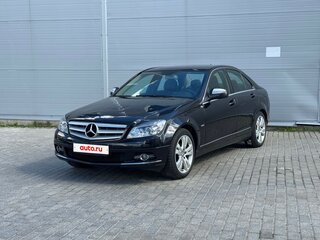 2007 Mercedes-Benz C-Класс 220 III (W204), чёрный, 645000 рублей, вид 1