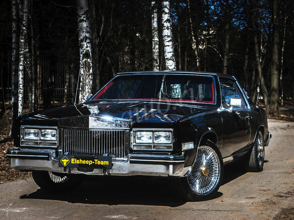 1984 Cadillac Eldorado VIII, чёрный