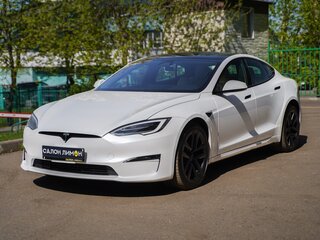 2021 Tesla Model S Plaid I Рестайлинг 2, белый, 8050000 рублей, вид 1