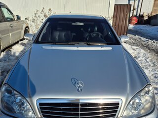 2003 Mercedes-Benz S-Класс 350 IV (W220) Рестайлинг, серебристый, 760000 рублей, вид 1