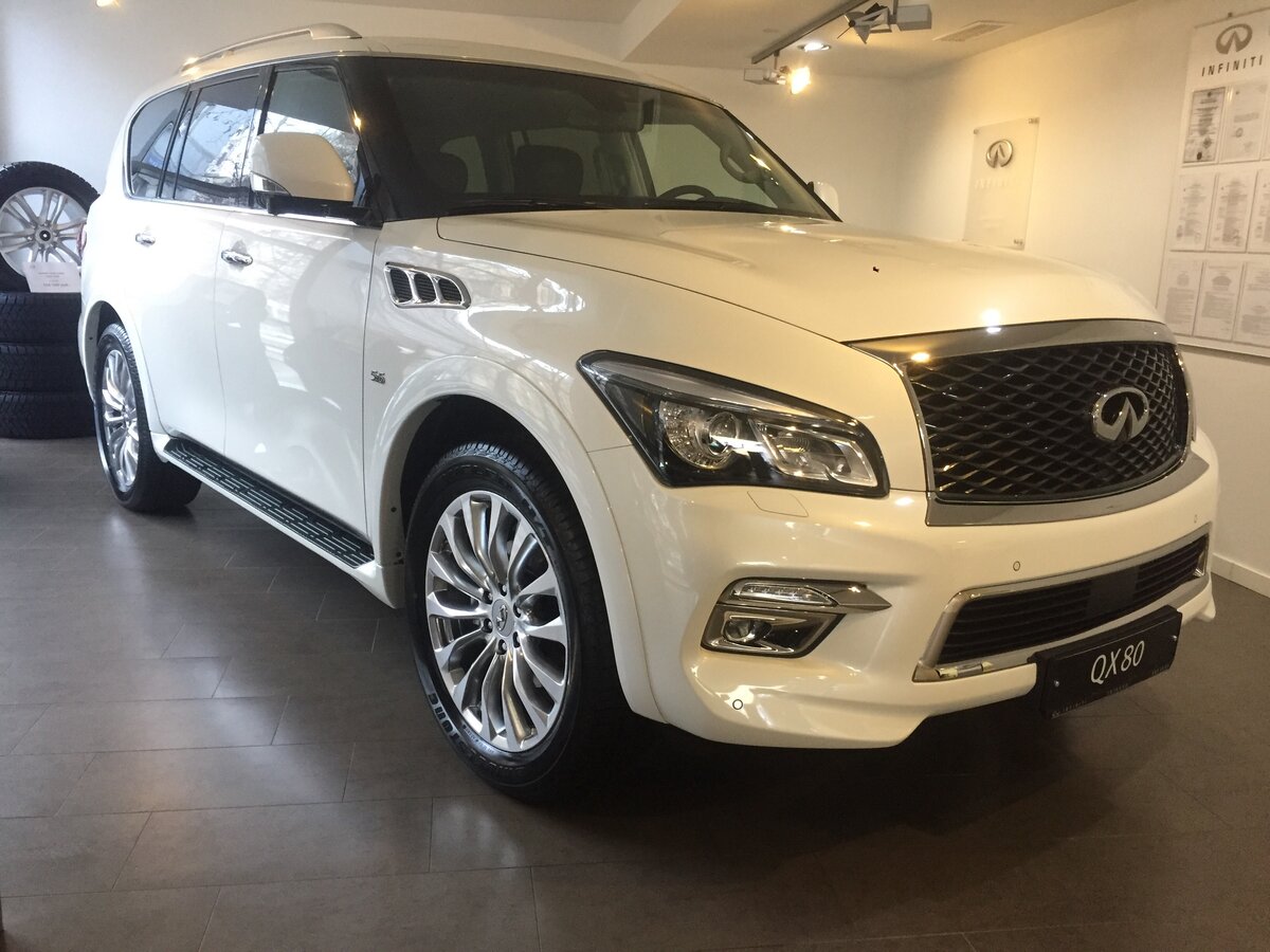 Джип Инфинити qx80 белая