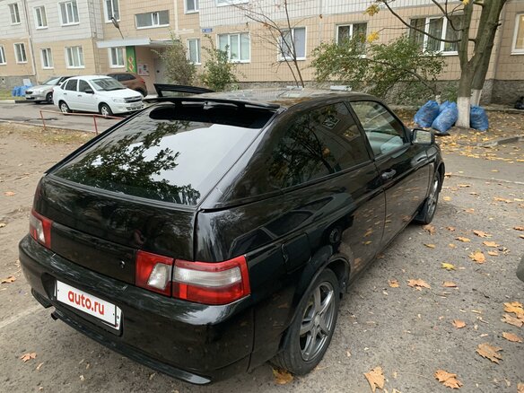 2007 Lada (ВАЗ) 2112, чёрный - вид 2