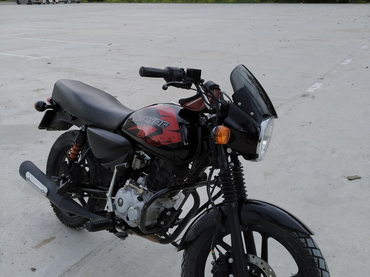 Купить б/у Bajaj Boxer (BM 150) карбюратор 5 передач в Анапе: чёрный ...