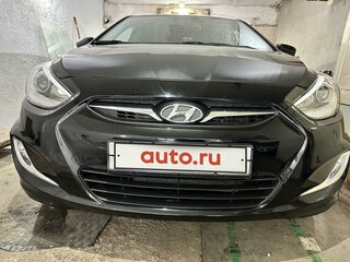 2013 Hyundai Solaris I, чёрный, 1200000 рублей, вид 1