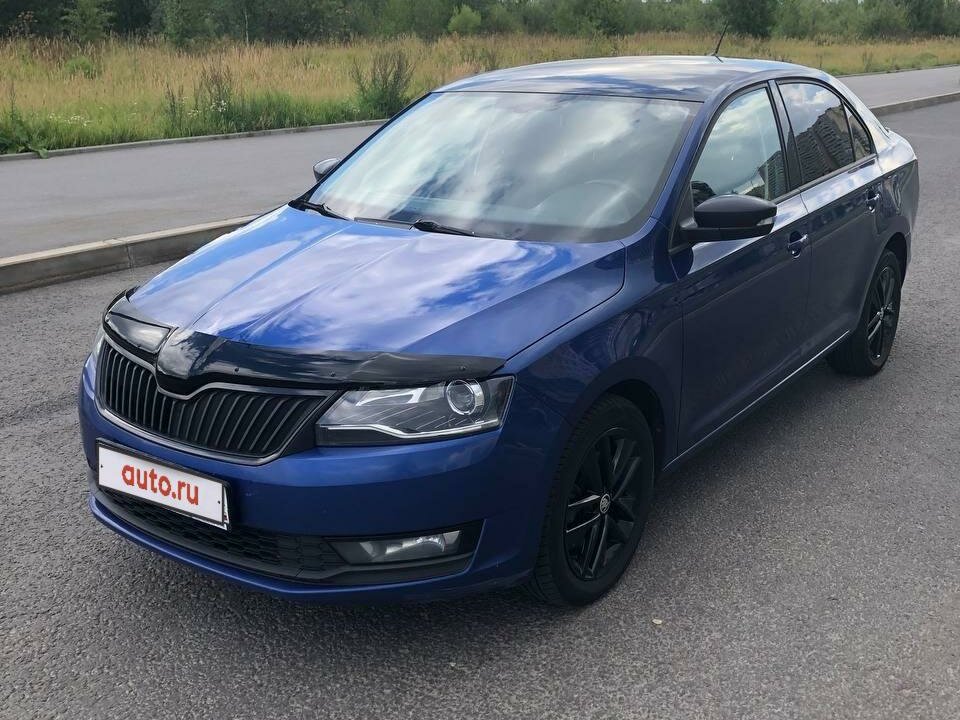 Купить б/у Skoda Rapid I Рестайлинг 1.4 AMT (125 л.с.) бензин робот в ...