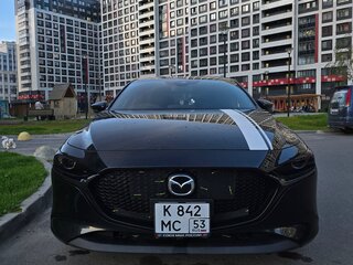2019 Mazda 3 IV (BP), чёрный, 1720000 рублей, вид 1