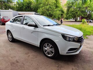 2016 Lada (ВАЗ) Vesta I, белый, 750000 рублей, вид 1