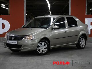 2013 Renault Logan I Рестайлинг, бежевый, 398000 рублей, вид 1