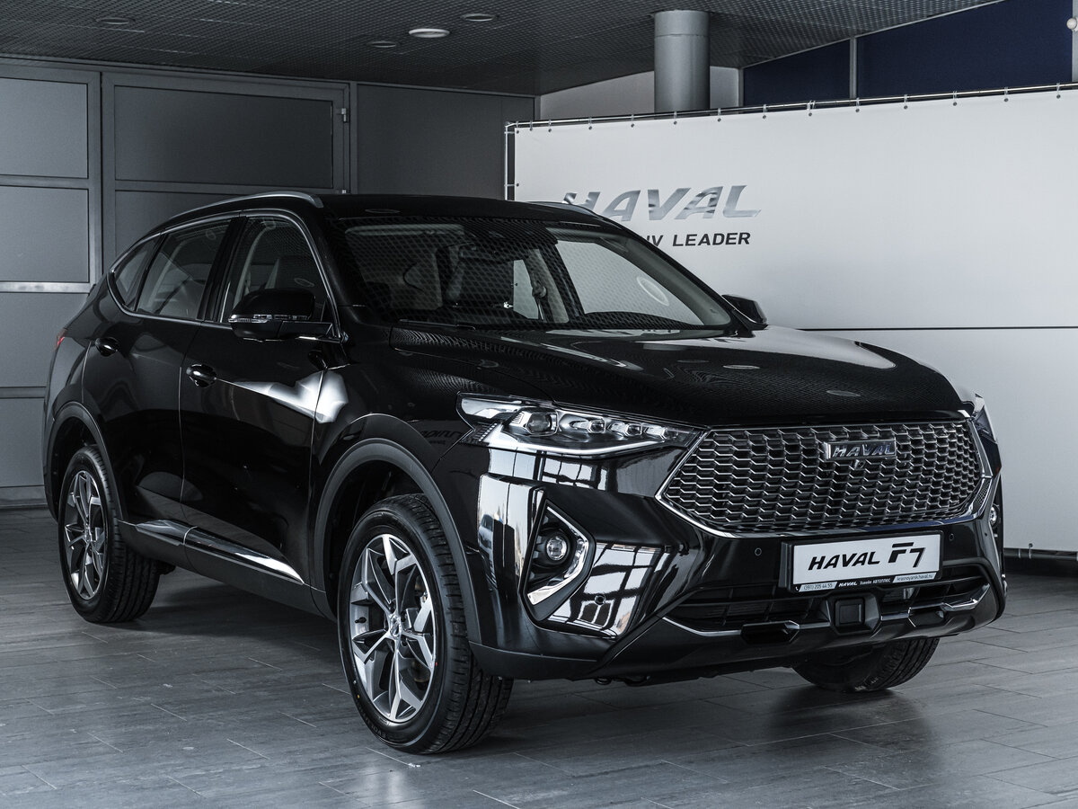 Как выглядит черный хавейл Купить новый Haval F7 I 2.0 AMT (190 л.с.) 4WD бензин робот в Красноярске: чёрны