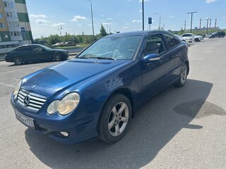 2005 Mercedes-Benz C-Класс 180 II (W203) Рестайлинг, синий, 550000 рублей, вид 1
