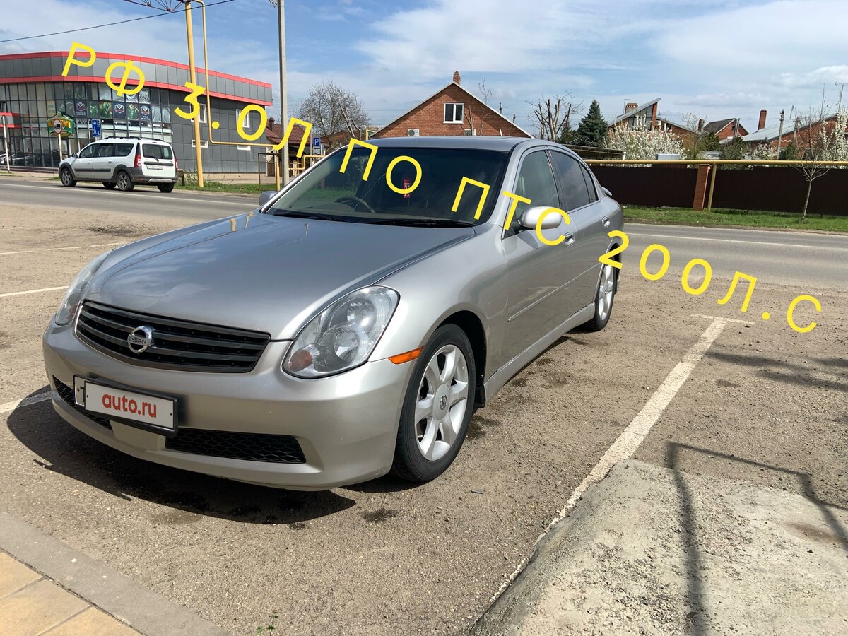 Купить б/у Nissan Skyline XI (V35) 3.0 AT (260 л.с.) бензин автомат в ...