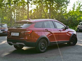 2017 Lada (ВАЗ) Vesta SW I, красный, 756000 рублей, вид 2