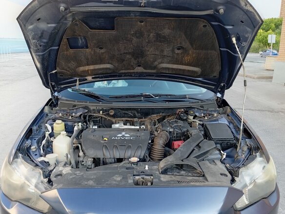 2008 Mitsubishi Lancer X, синий, 595000 рублей - вид 26