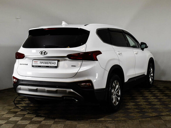 2019 Hyundai Santa Fe IV, белый - вид 4