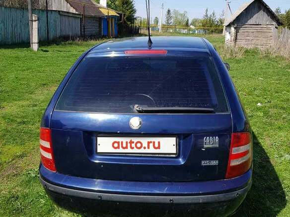 2005 Skoda Fabia I Рестайлинг, синий - вид 3