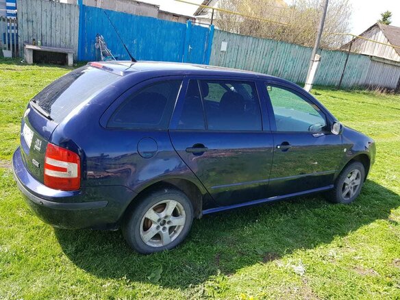 2005 Skoda Fabia I Рестайлинг, синий - вид 4