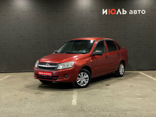 2012 Lada (ВАЗ) Granta I, красный, 300000 рублей, вид 1