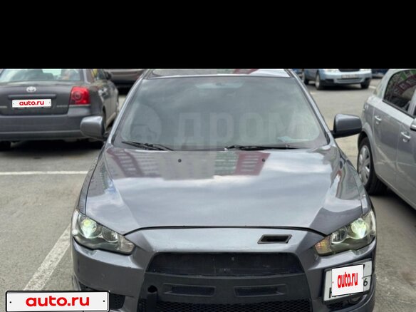 2007 Mitsubishi Lancer X, серый, 500000 рублей - вид 3
