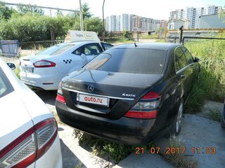 2007 Mercedes-Benz S-Класс 350 V (W221), чёрный, 1300000 рублей, вид 1