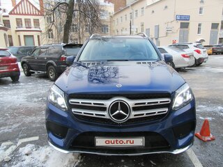 2018 Mercedes-Benz GLS 350 d I (X166), синий, вид 1