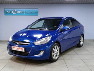 2012 Hyundai Solaris I, синий, 685000 рублей, вид 1