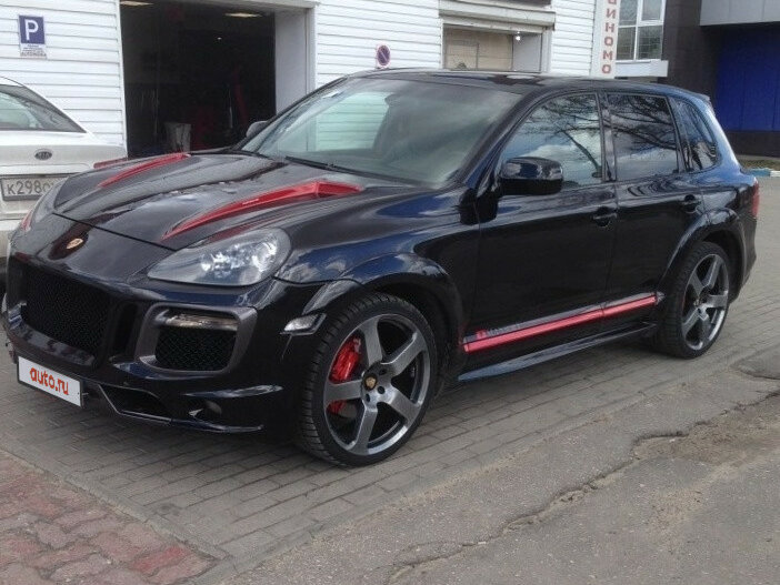 Porsche Cayenne 957 черный