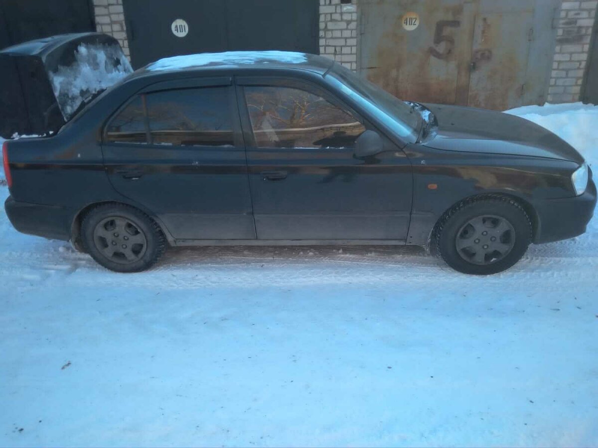 Купить б/у Hyundai Accent II ТагАЗ 1.5 AT (102 л.с.) бензин автомат в ...