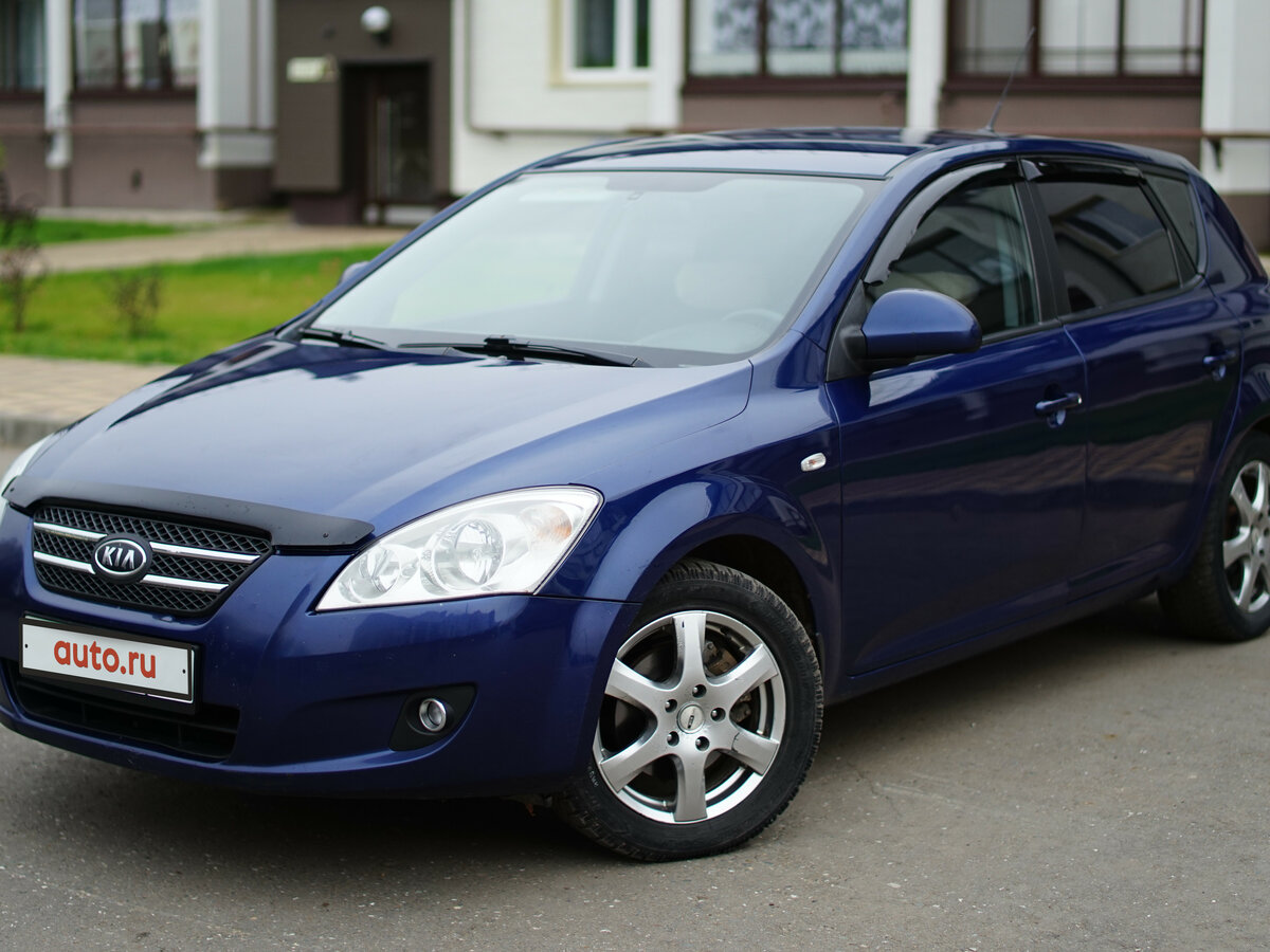 Киа СИД про 2008 синий купе