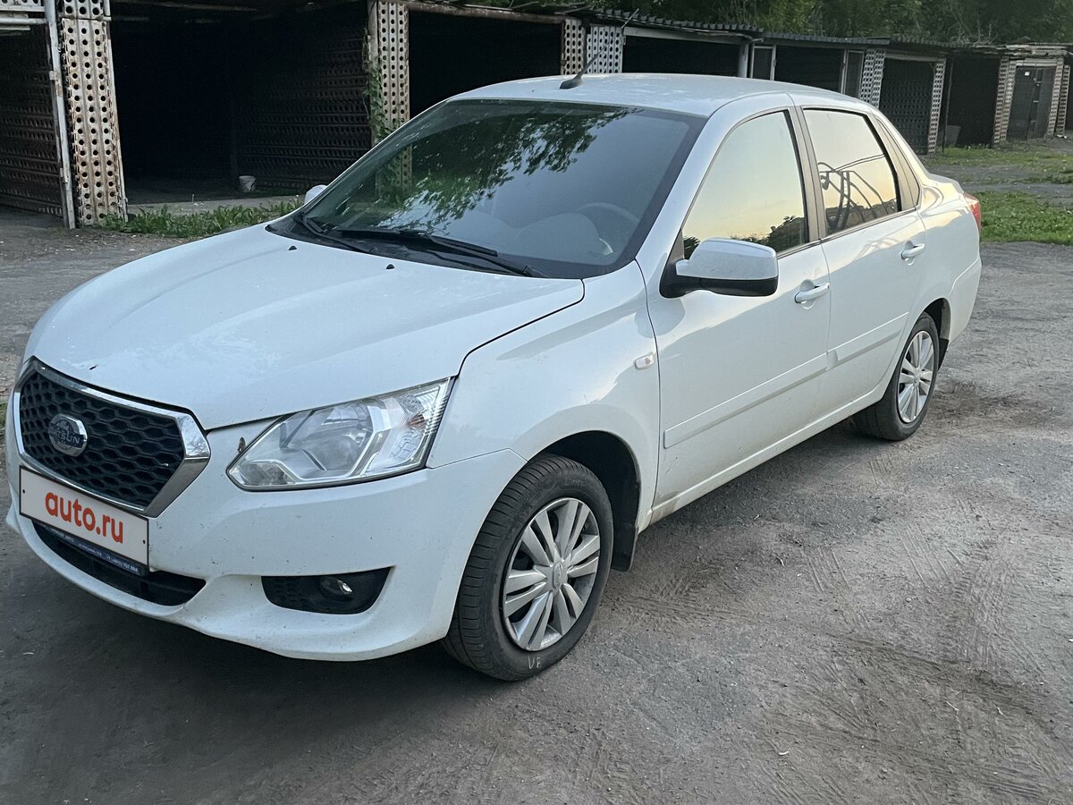 Купить б/у Datsun on-DO I 1.6 AT (87 л.с.) бензин автомат в Орле: белый ...