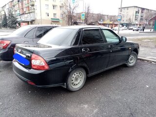 2013 Lada (ВАЗ) Priora I, чёрный, 399000 рублей, вид 4