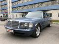 1991 Mercedes-Benz S-Класс 420 II (W126) Рестайлинг, голубой - вид 2