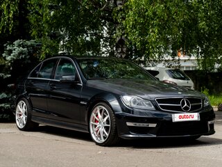 2012 Mercedes-Benz C-Класс AMG 63 AMG III (W204) Рестайлинг, чёрный, 6100000 рублей, вид 4