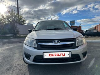 2014 Lada (ВАЗ) Granta I, серый, 400000 рублей, вид 2