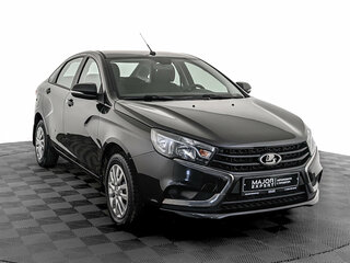 2017 Lada (ВАЗ) Vesta I, чёрный, 825000 рублей, вид 3