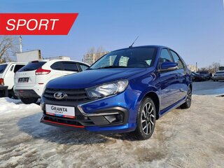 2026 Lada (ВАЗ) Granta Drive Active/Sportline Sportline I Рестайлинг, синий, 1450900 рублей, вид 1
