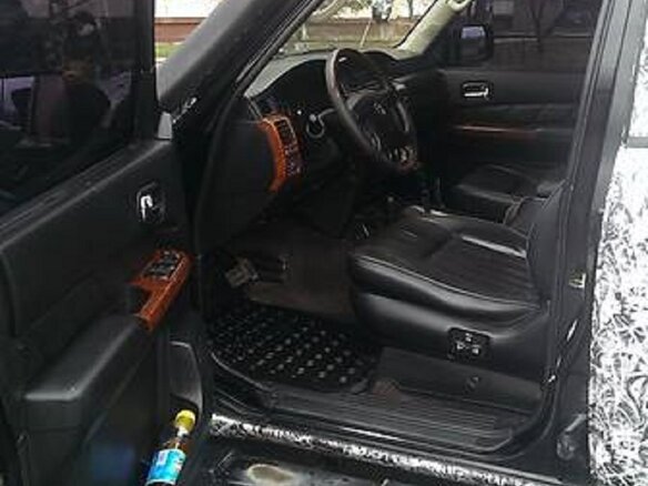 2007 Nissan Patrol V (Y61) Рестайлинг, чёрный - вид 5