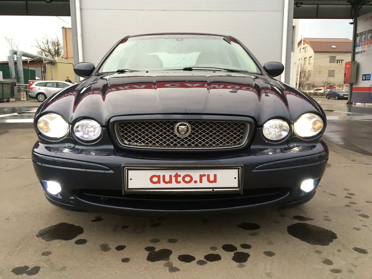 2006 Jaguar X-Type I, синий - вид 1