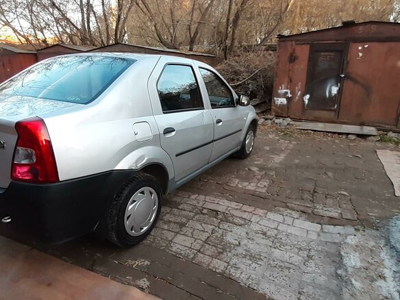 2012 Renault Logan I Рестайлинг, серый - вид 6