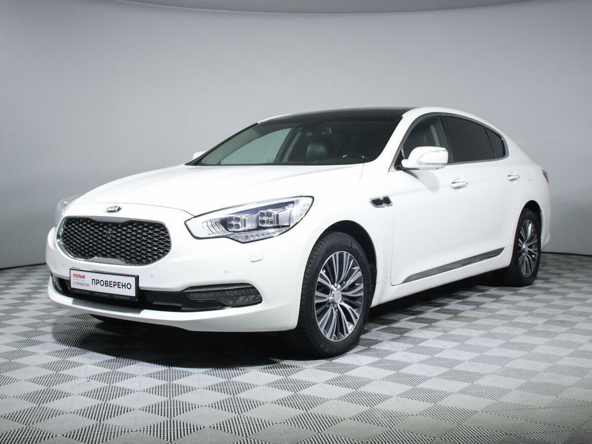 Купить б/у Kia Quoris I Ресталинг 2 5.0 AT (424 л.с.) бензин автомат в Москве: к