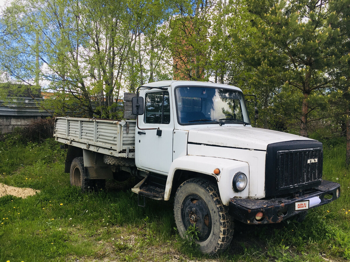 Газ 3307 бортовой фото Купить б/у ГАЗ 3307 бензин механика в Туле: белый бортовой грузовик 1993 года на