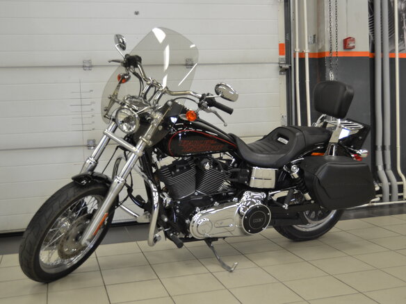 2014 Harley-Davidson Dyna Low Rider, чёрный - вид 1