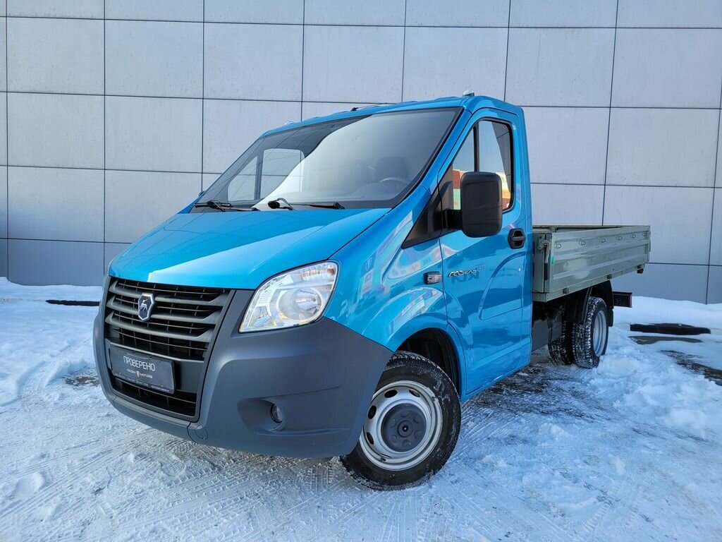 Купить б/у ГАЗ ГАЗель Next бензин механика в Москве: синий бортовой ...