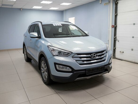 2013 Hyundai Santa Fe III, голубой, 1549000 рублей - вид 3