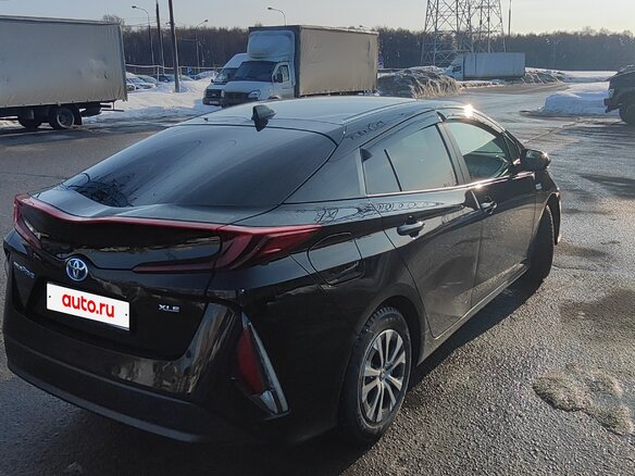 2021 Toyota Prius PHV ZVW52 Prime IV (XW50), чёрный, 2900000 рублей - вид 3