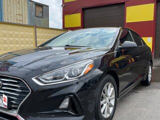2018 Hyundai Sonata VII (LF) Рестайлинг, чёрный, 1250000 рублей, вид 1