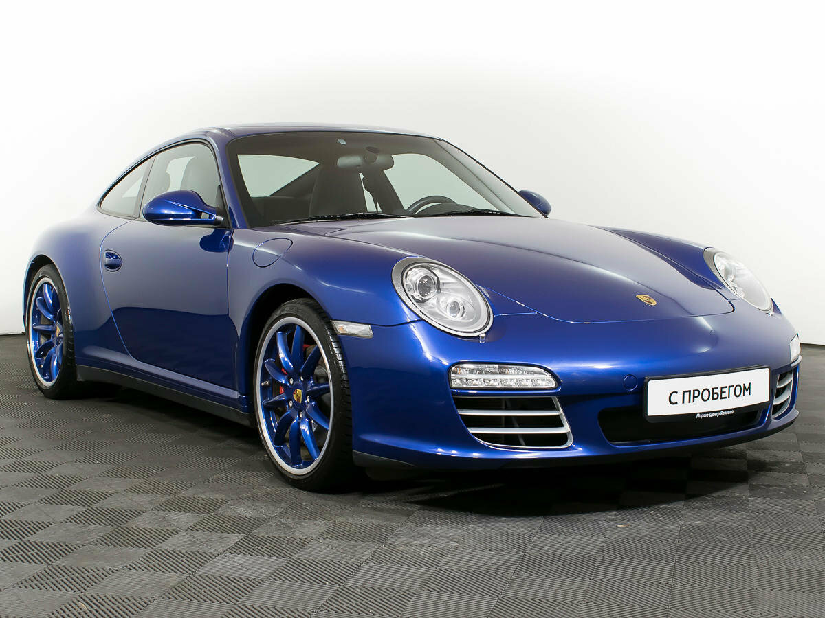 2009 Porsche 911 Carrera 4S VI (997) Рестайлинг, синий - вид 2.