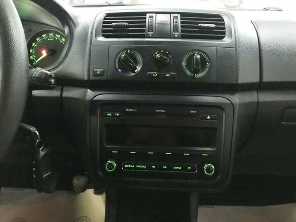 2012 Skoda Fabia II Рестайлинг, синий - вид 10