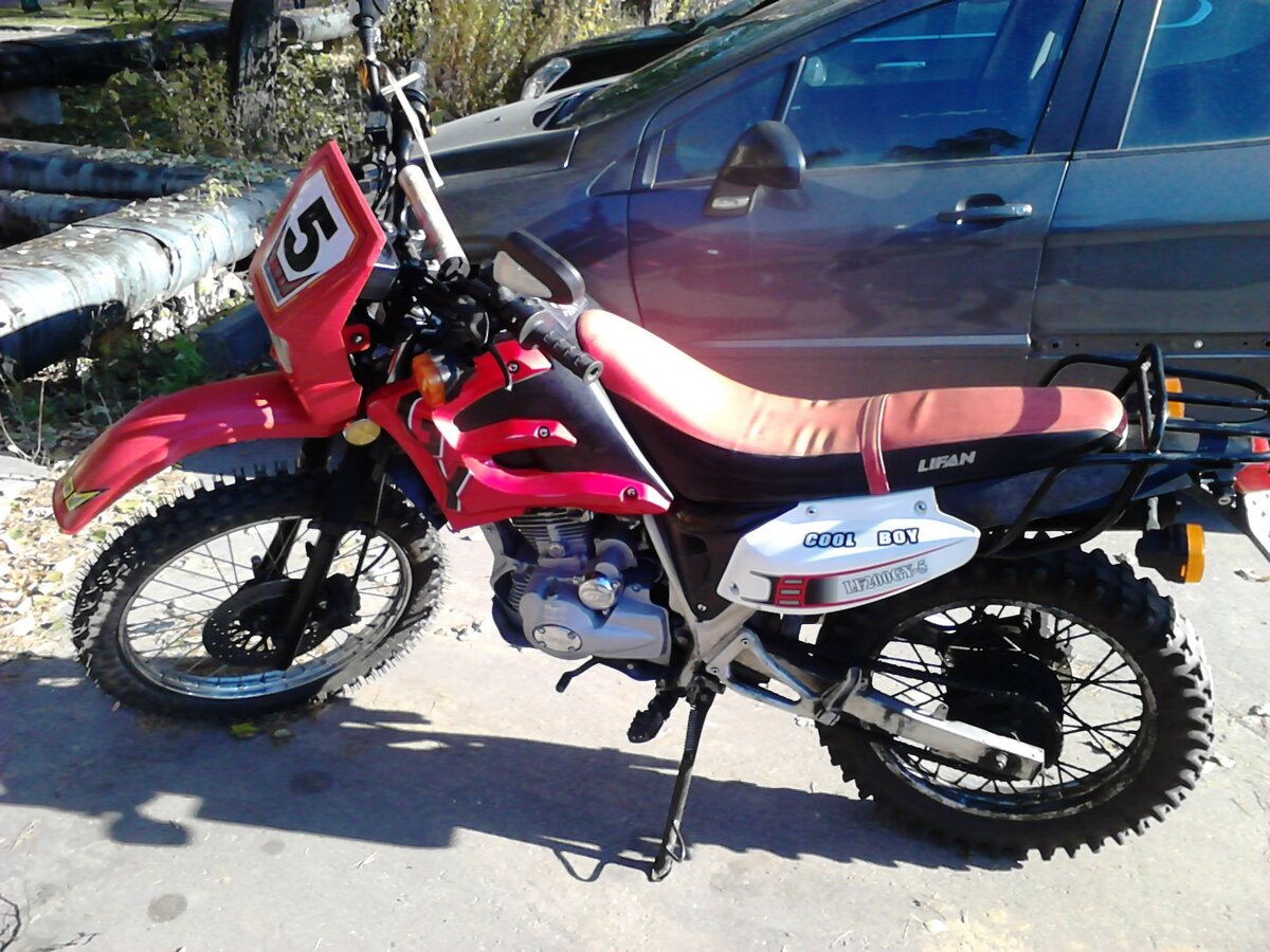 РњРѕС‚РѕС†РёРєР» Lifan 200 GY 5