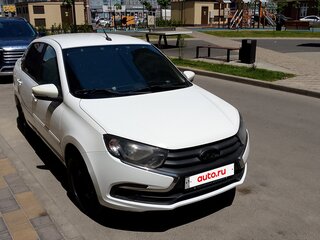 2019 Lada (ВАЗ) Granta I Рестайлинг, белый, 730000 рублей, вид 1